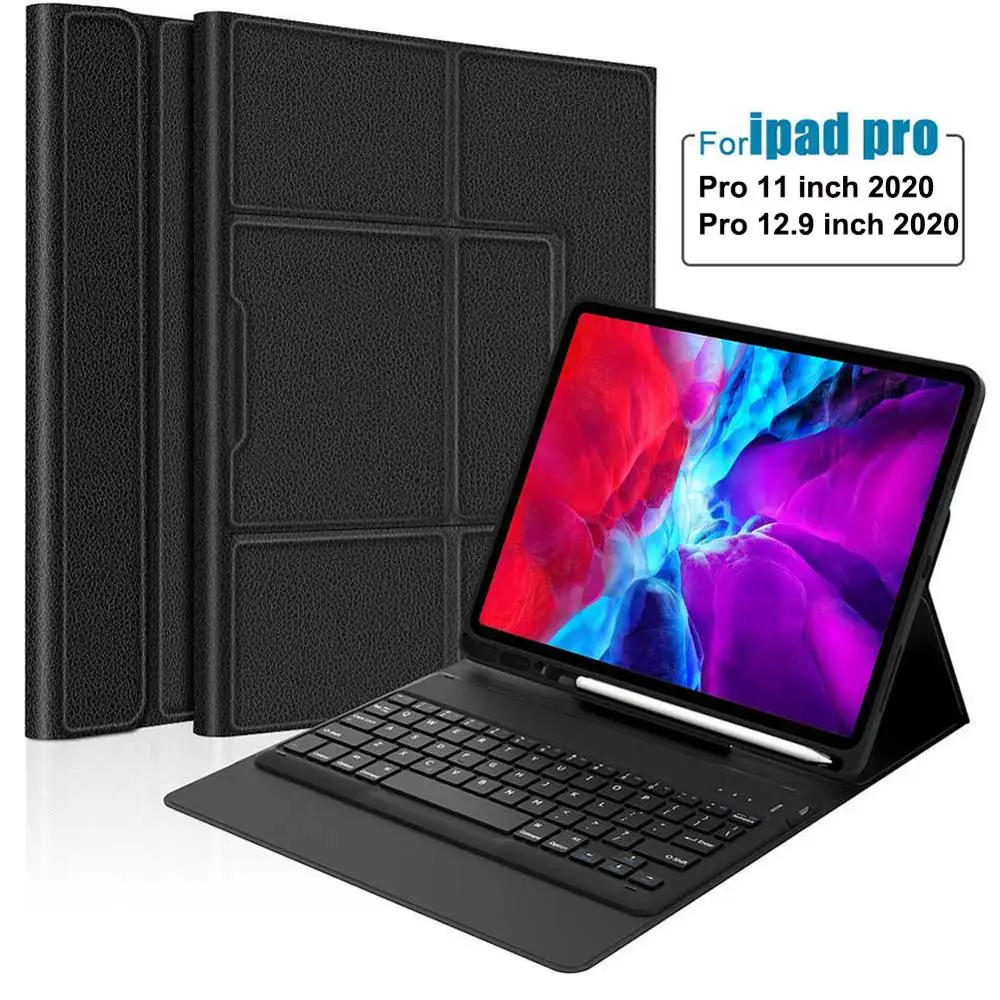 

For iPad Pro 11 12.9 inch 2020 Wireless Keyboard Case Stand Cover with Pencel Holder for iPad Pro 2020 Tablet Keyboard Cover