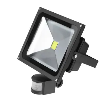 

Outdoor Lighting Super Bright LED Floodlight Waterproof Spotlight 30W Landscape Lamp With Motion Sensor Reaction Cold White