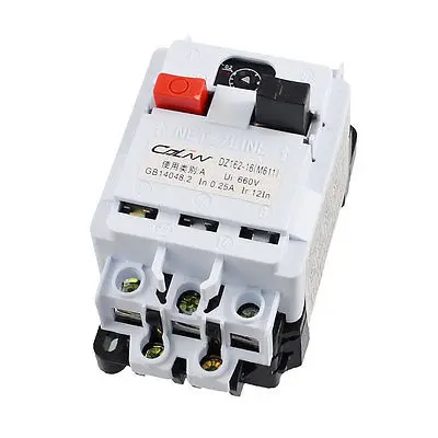 DZ162-16 AC 660V 0.25A выключатель защиты двигателя