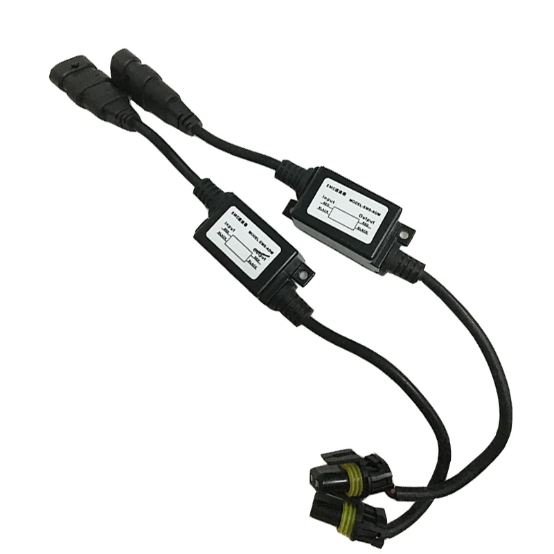 1 Pair Hid High Quality Antirf Interference Emc Filter Warning Canceller Car Hid Xenon Light