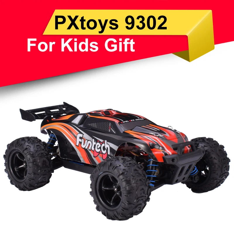 PXtoys RC автомобиль 9302 1:18 4WD 40 км/ч внедорожный высокий гоночный скоростной автомобиль RTR монстр грузовик дистанционное управление игрушки для детей подарок - Цвет: Оранжевый