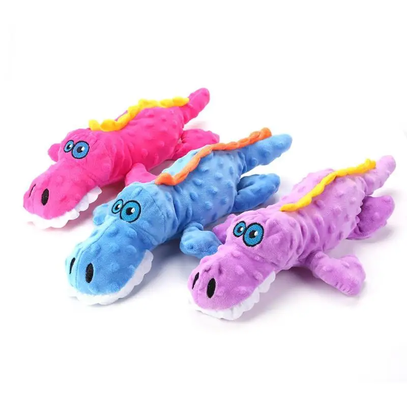 

Dog Plush Toys Interesting Personality Lovely and Pleasant Funny Crocodile Shape Interactive Puppy Bite Resistance Toys