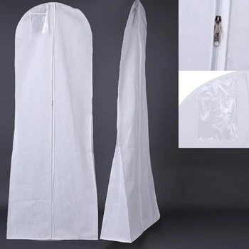 

Large Garment Bridal Gown Long Clothes Protector Case Wedding Dress Cover Dustproof Covers Storage Bag For Wedding Dresses