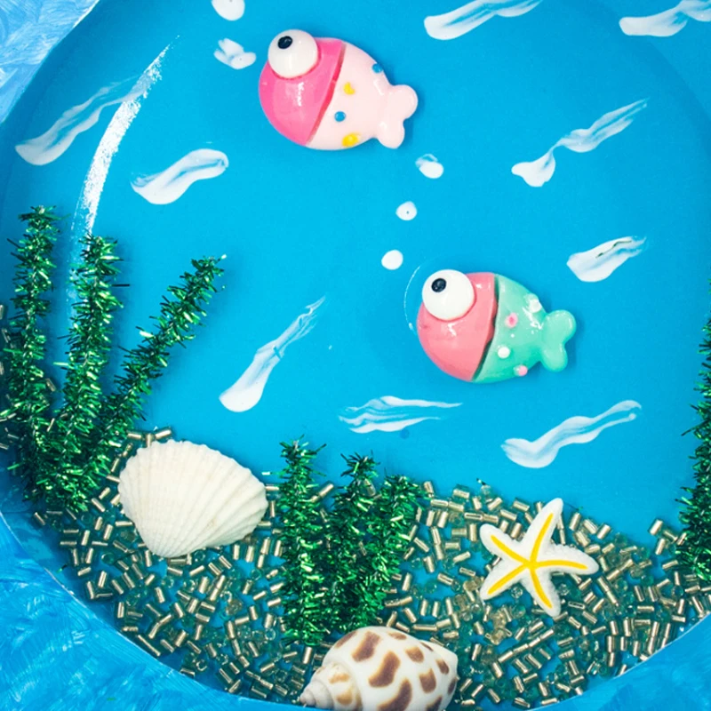 Saizhi Diy 3D морская дисковая паста живопись детская ручная работа креативный DIY Детский подарок развивающие игрушки подарки
