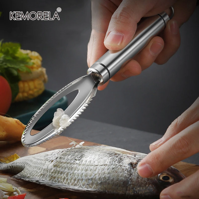 304 Stainless Manually Scraping Fish Scales Brush Knife Fast Remove