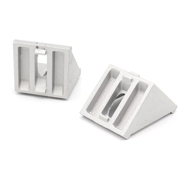 

1Pcs 45 43x42x42mm European Corner Fitting Angle Aluminum L Connector Bracket Fastener Industrial Profile