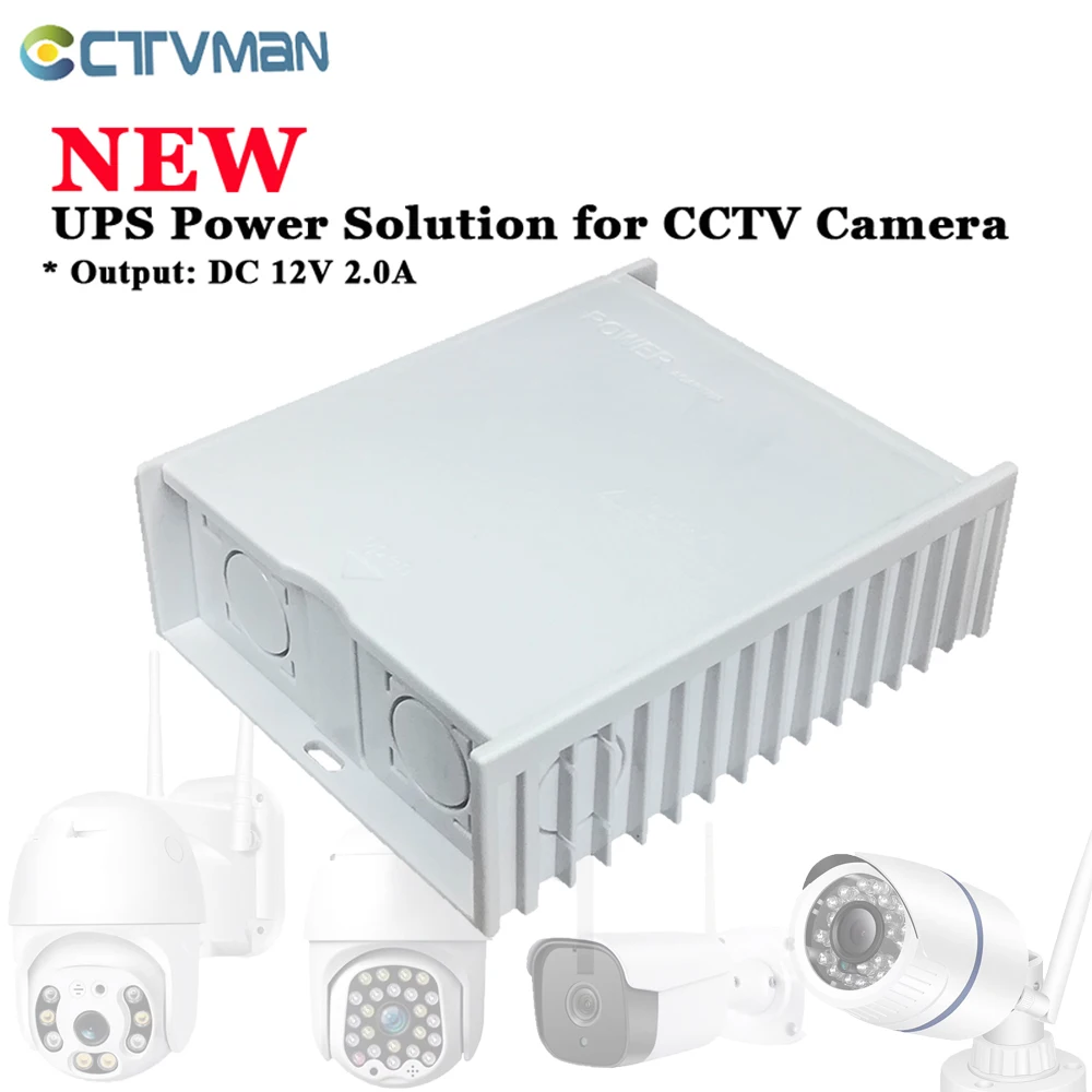 CTVMAN UPS мощность для DC камера видеонаблюдения 12V источник питания адаптер CCTV |