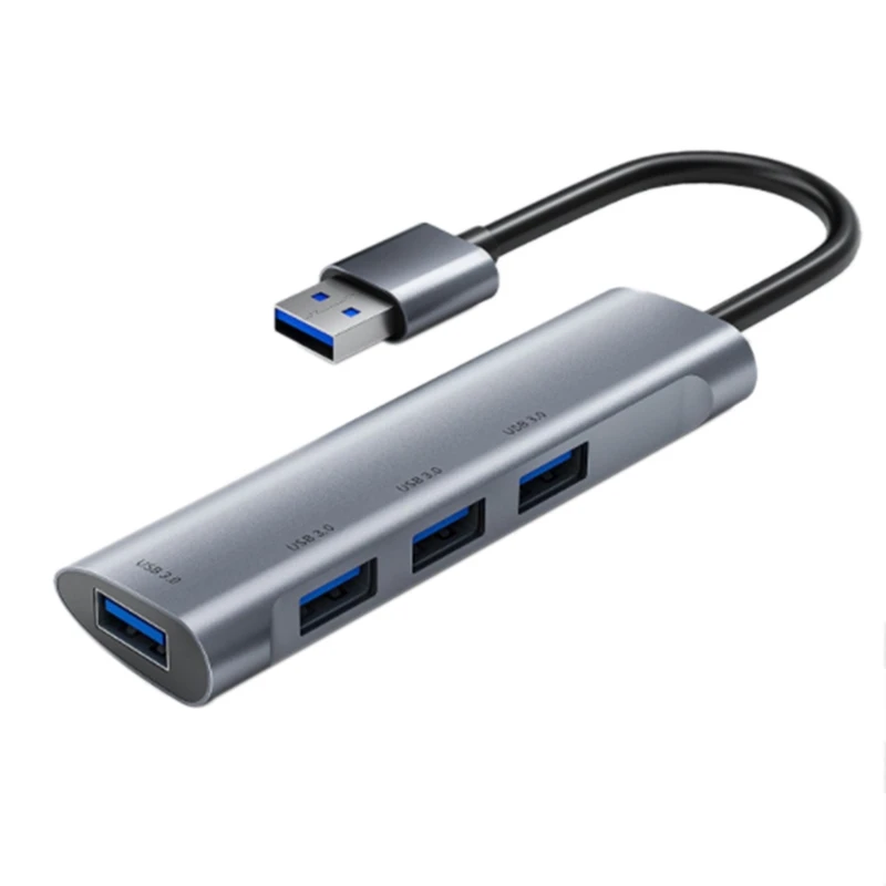 

4 in 1 HUB Type-A to 4-Port USB 3.0 Type-A Hub Docking Station Adapter for PC Laptop