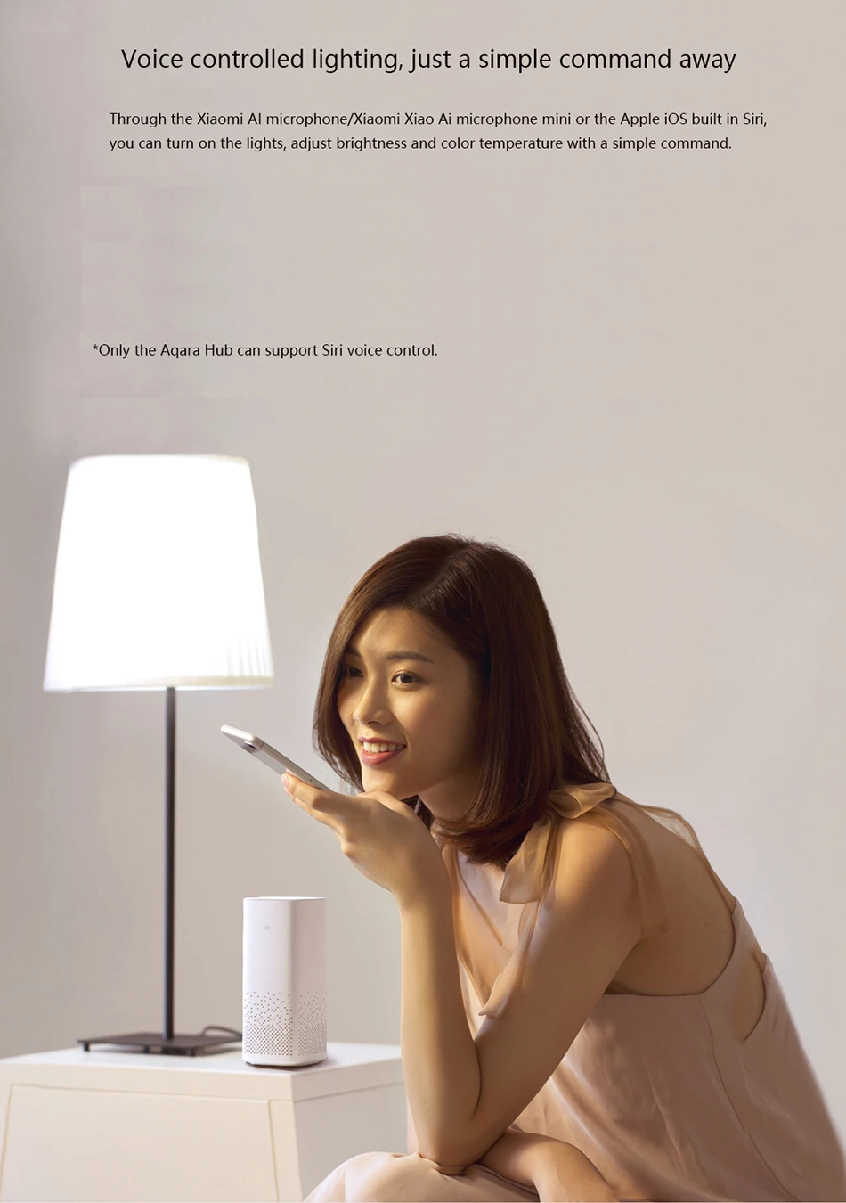 Умная лампа Aqara xiaomi, умный светильник белого цвета, светодиодный светильник, работает с комплектом умного дома и для умного дома xiaomi