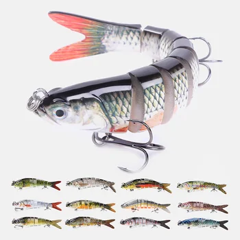 

14cm 23g 8 Segment Hard Artificial Bait Fishing Lures Sinking Wobblers Jointed Crankbait Swimbait For Fishing Tackle Lure