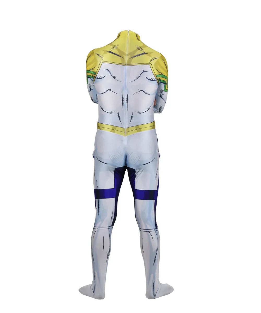 Аниме Мой герой Academy All Might fullbody Zentai Костюм Легенда костюмы для косплея детей взрослых мужчин и женщин комбинезон Комбинезоны