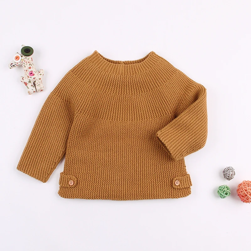 Children Kids Sweater Autumn Baby Girl Boy Solid Print Cardigan Casual Outerwear Coat Clothes - Цвет: BO