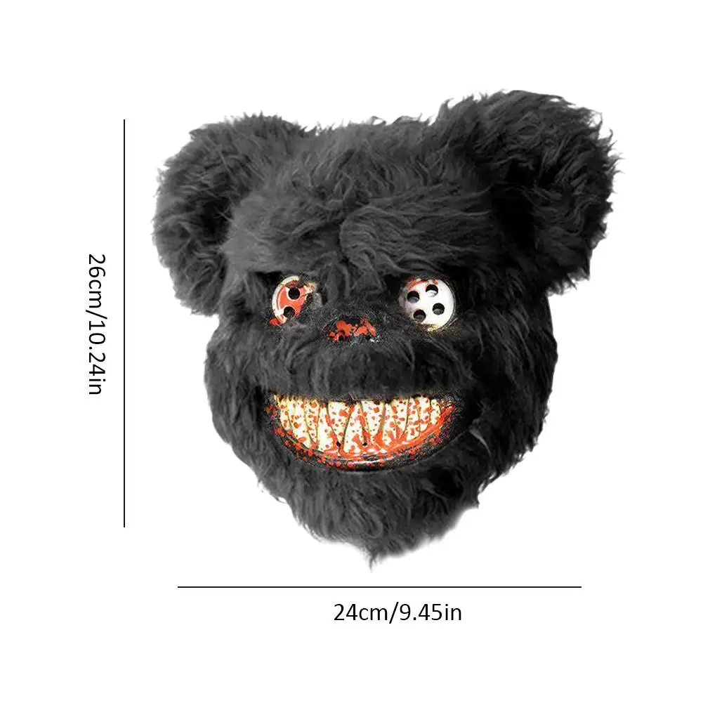 Кровавый медведь маска маскарад страшные плюшевые маски представление на Хэллоуин реквизит Хэллоуин принадлежности