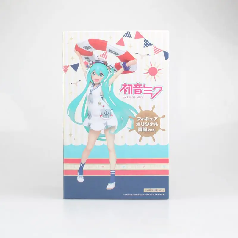 

Hatsune Miku Four Seasons Series Summer Ver Hatsune Summer Wear Sailor Suit for Swim Ring Garage Kit