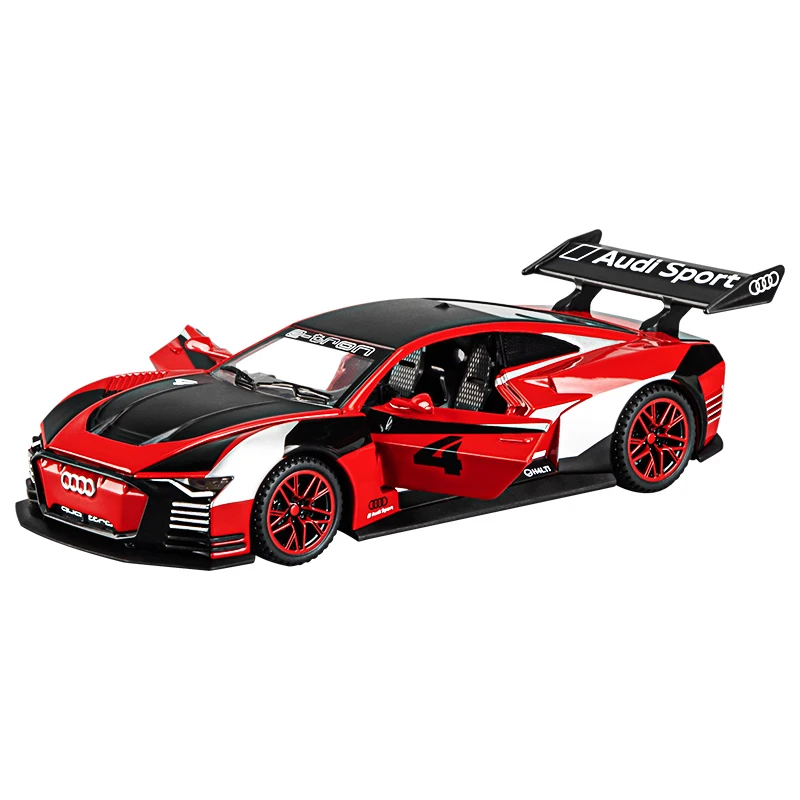 1:32 Audi GT Alloy Sports Racing Car Model Diecast & Toy Vehicle Metal Car Model Sound and Light Simulation Collection Kids Gift 6