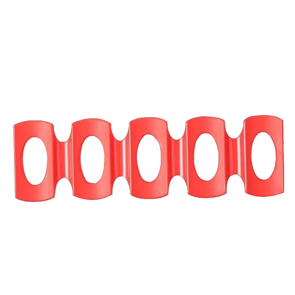 Silicone Red Fridge Beer Bottle Wine Rack Holder Organiser Mat Stacking Tidy Tool For Bar New 32x10.5cm