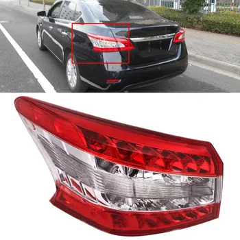 

DWCX Car Auto Left Outer Tail Rear Lamp Brake Light 265553SG0A Fit for Nissan Sentra 2013 2014 2015