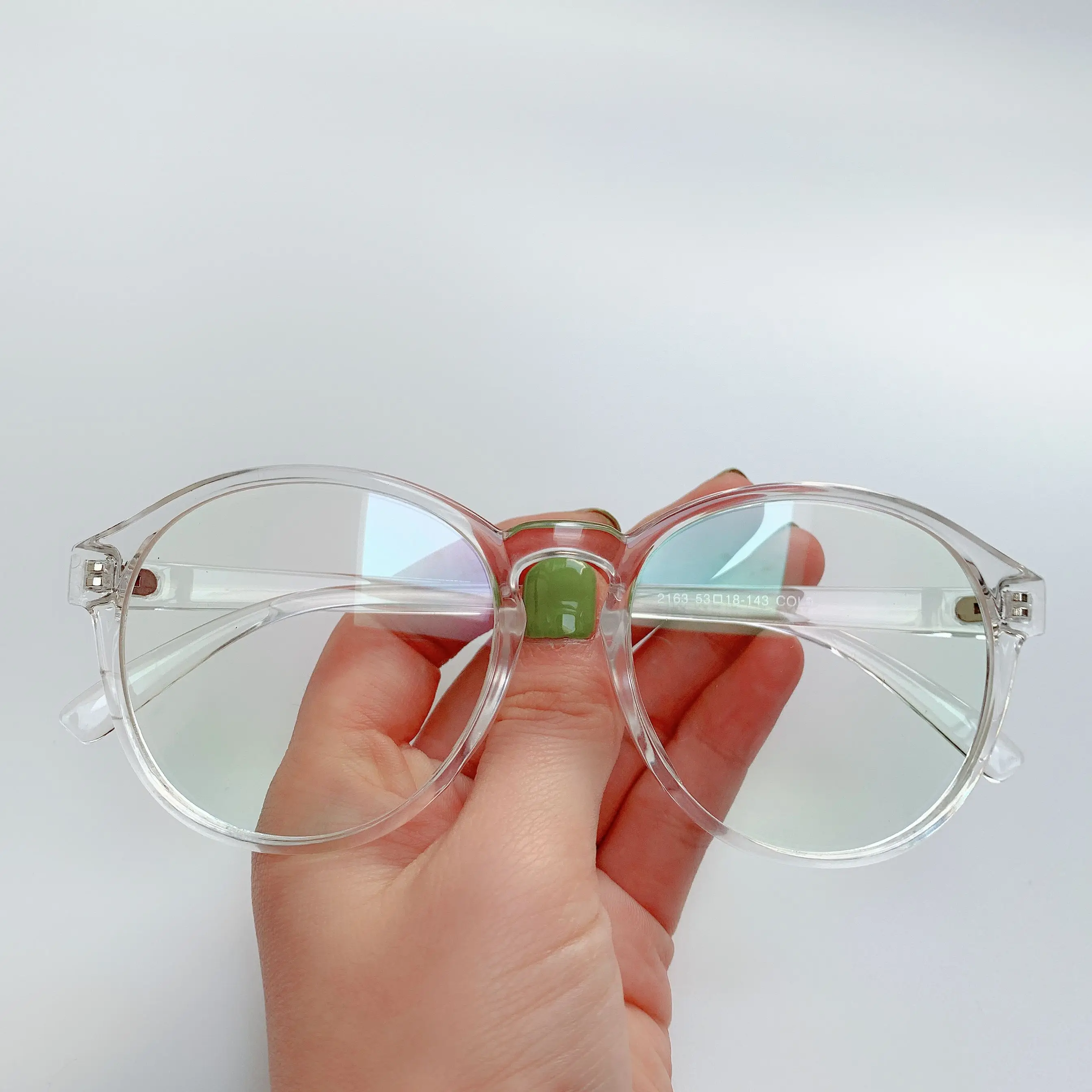 Retro Vintage Glasses Women Clear Lens Oval Nerd Glass Frame