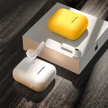 Силиконовый чехол для Apple Airpods для Air Pods чехол s для Airpods Pro Bluetooth наушники кожаный чехол для наушников Аксессуары