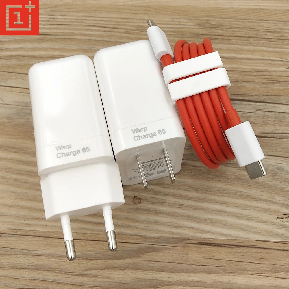 Адаптер питания Oneplus Warp Charge 65 Вт быстрое зарядное устройство стандарта ЕС/США