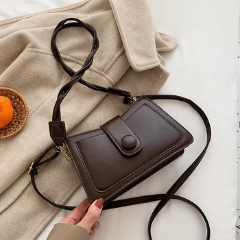 

Shangxin Women's Pouches 2020 Autumn and Winter New Fashionable Casual Messenger Bag All-Matching Ins Shoulder Small Square Bag