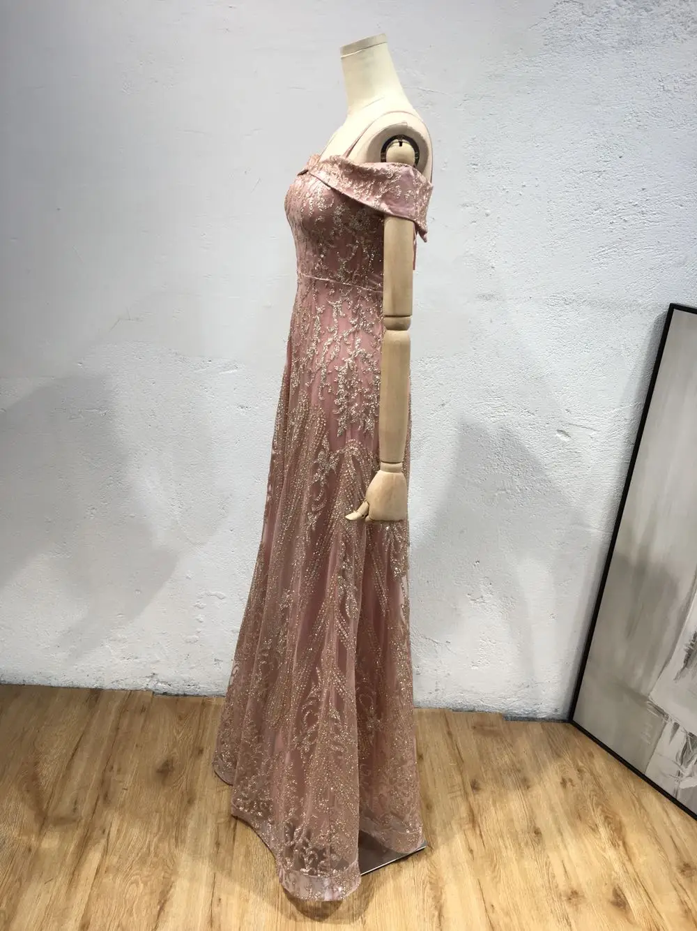 Розовый цвет с открытыми плечами Модные женские вечерние платья Bling Mesh лоскутное хорошее качество длинное платье для клуба