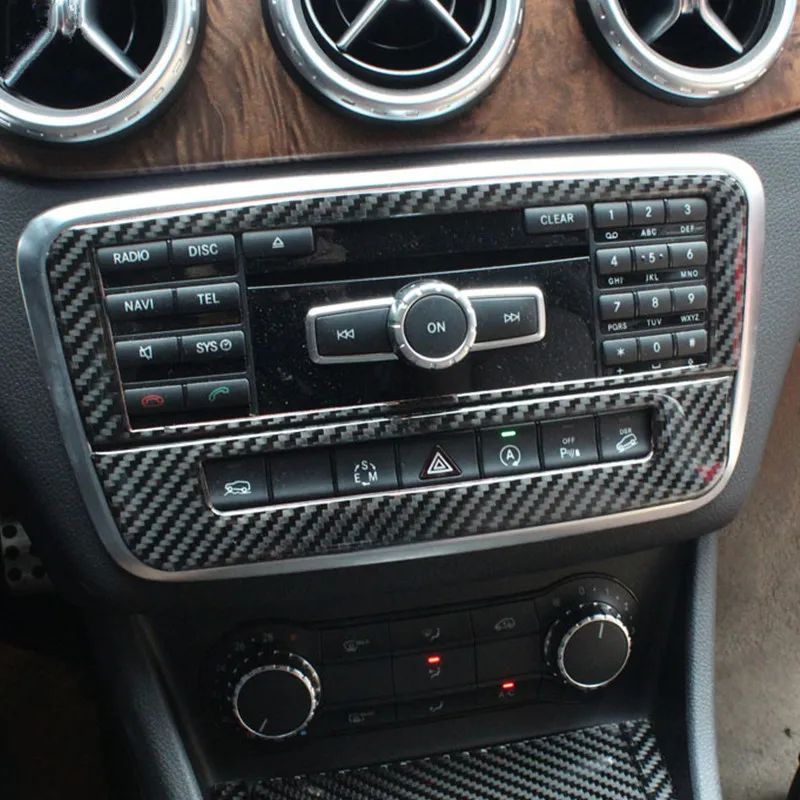 Центральная консоль кондиционер CD панель накладка для Mercedes Benz X156 W176 C117 CLA GLA A B