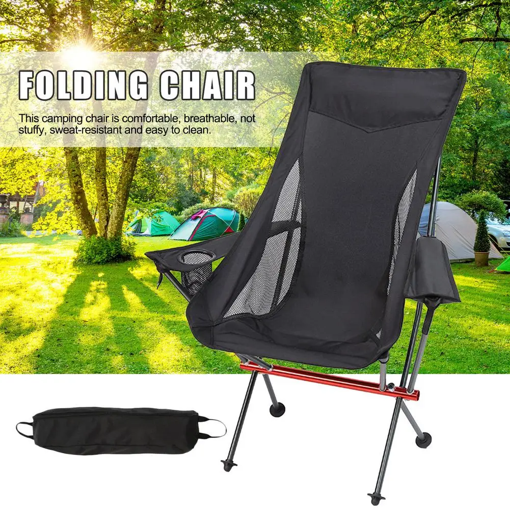 

91*48*100cm Outdoor Portable Camping Chair Folding Lengthen Camping Seat For Fishing BBQ Festival Picnic Beach Ultralight Chair