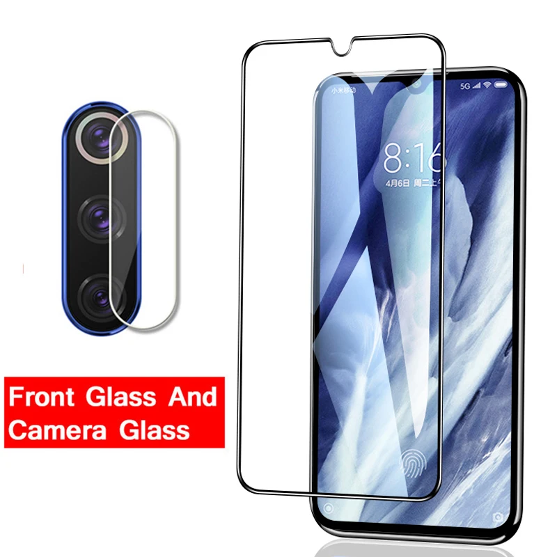 2 in 1 2-в-1 mi 9 Lite Камера объектив из закаленного Стекло на Xiaomi mi 9 mi 9 Lite 9SE светильник SE Экран протектор Стекло защитная пленка - Цвет: 2 in 1