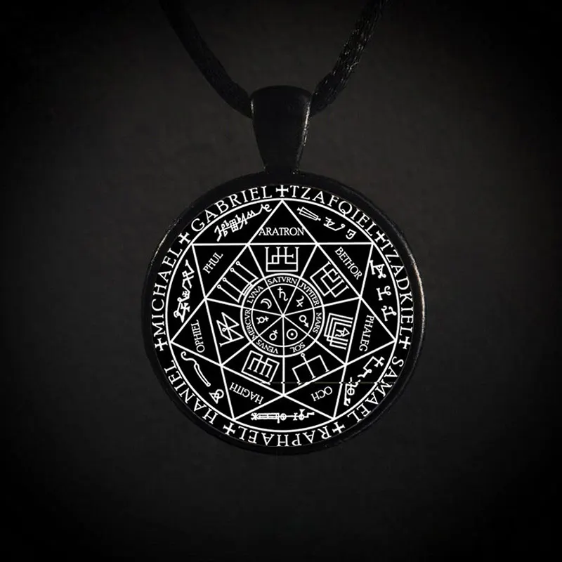 Pendentif Constellation En Argent Tibetain Photographie Cabochon Verre De Paix Collier Bon Augure | Украшения и аксессуары