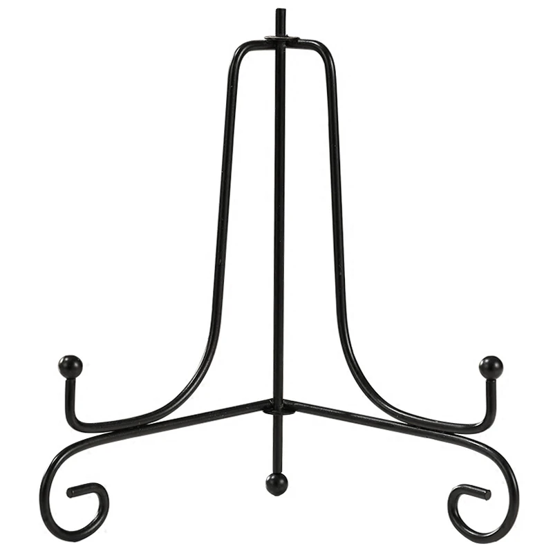 Display Stand Iron Bracket For Bowl Plate Art Photo Picture Frame 4/6/7/8/10/12Inch