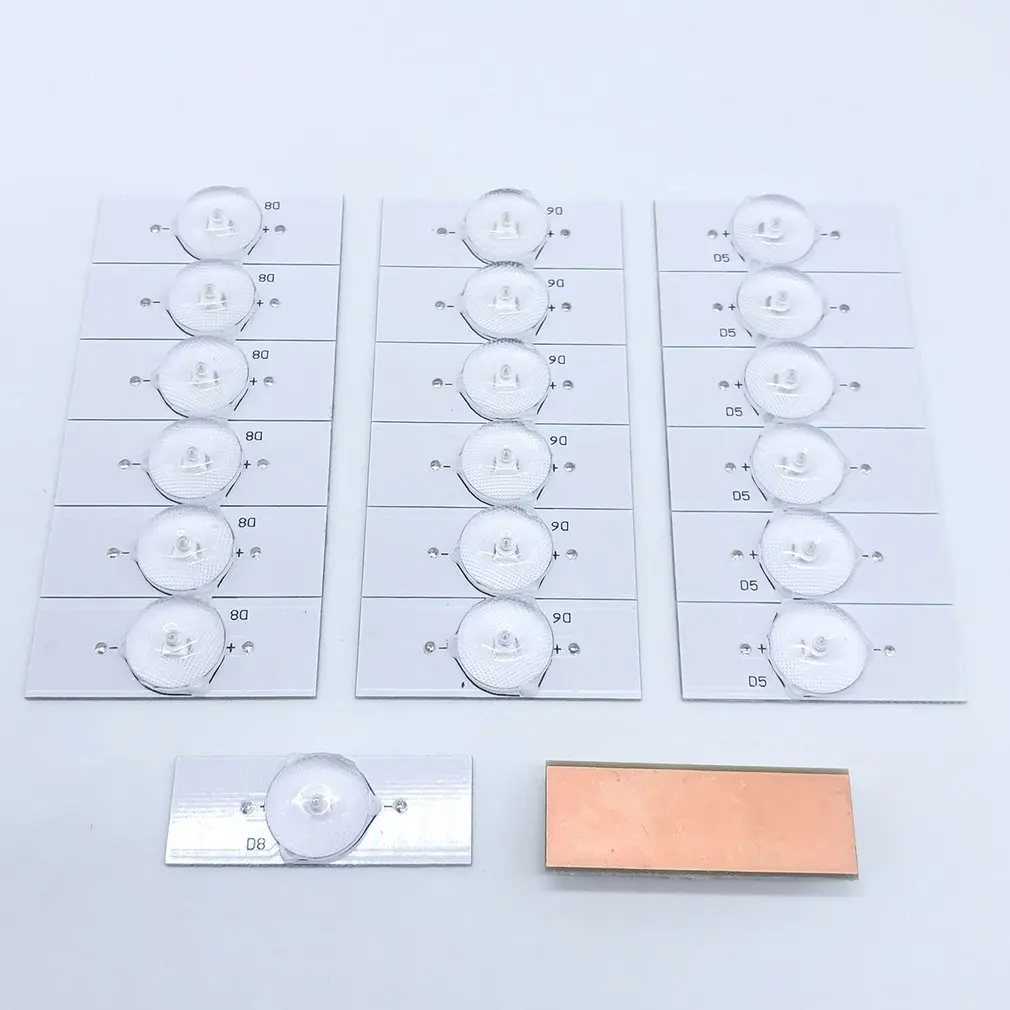 

20PCS 6V SMD Lamp Beads with Optical Lens Fliter for 32-65 inch LED TV Repair Work with a Constant Current LED Driver