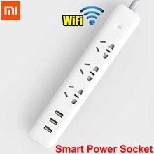 Xiaomi Qingmi умный дом розетка умная силовая полоса Wifi приложение Беспроводная Удаленная розетка с 3 разъемами 3 usb порта