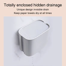 10 кг настенный тканевый ящик для ванной комнаты самоклеющийся водонепроницаемый держатель для туалетной бумаги в отелях рулон полка для хранения дома Кухня ABS