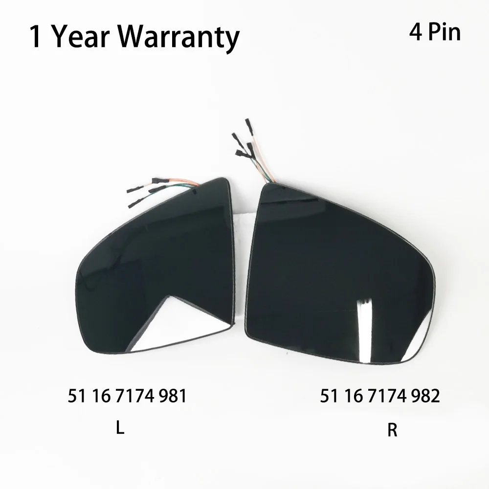 

Левое и правое зеркало с подогревом для BMW X5 X6 OE 51167174982 51167174981 2006-2014