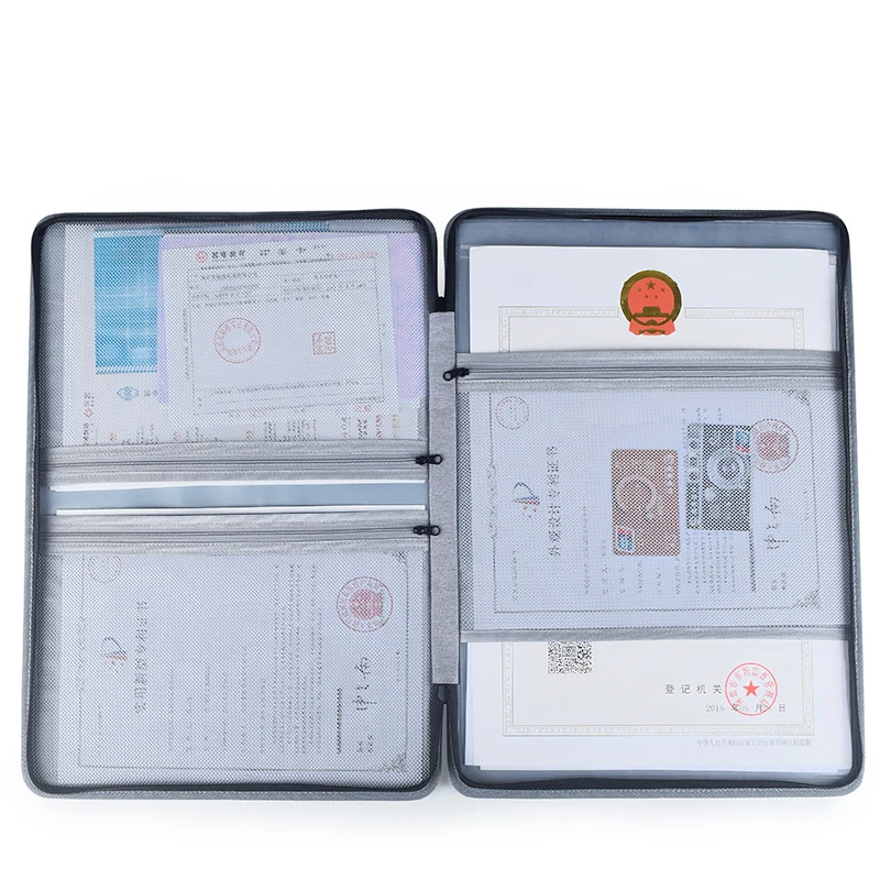 

Multifunction License Storage Bag Business Health Permits Certificate Office Credentials Invoice Organize Pack Accessories Items