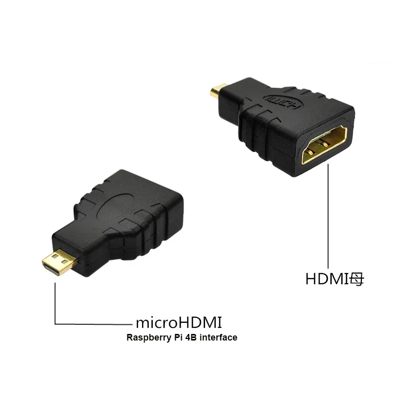 HDMI to HDMI Raspberry Pi Zero Micro HDMI к HDMI кабель конвертер DVI адаптер HDMI взаимное преобразование Mini HDMI к HDMI для Raspberry Pi 4B - Цвет: HDMI to HDMI