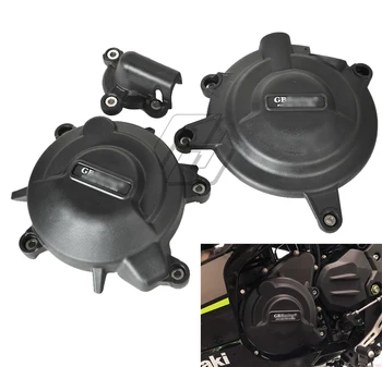 

Motorcycle Engine Protection Water Pump Cover Kit Case for GB Racing for Kawasaki NINJA 400 2018