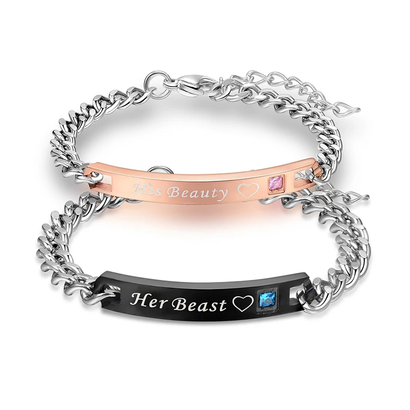 Женские модные серебряные подвески, пара браслетов, женский браслет из титановой стали, инкрустированные любовь, браслет из нержавеющей стали, женские Знаменитые ювелирные изделия