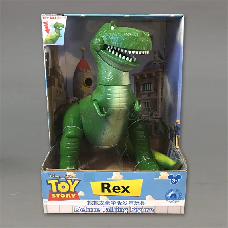 33 см Toy Story Rex Музыкальная фигурка куклы игрушки ПВХ Коллекционная модель игрушка