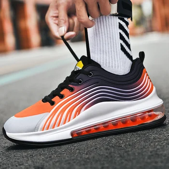 

Brand Casual Shoes For Men Air Cushion Mesh Breathable Men Trainers Shoes Wear-Resistant Sport Shoes Male Sneakers Zapatillas