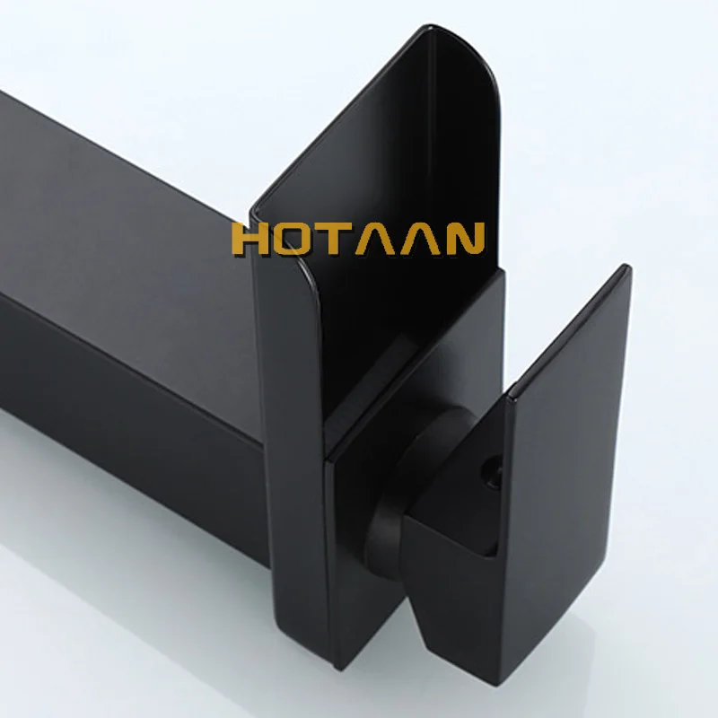 misturador de lavatorio banheiro torneira banhada a preto yt 5022 h 01