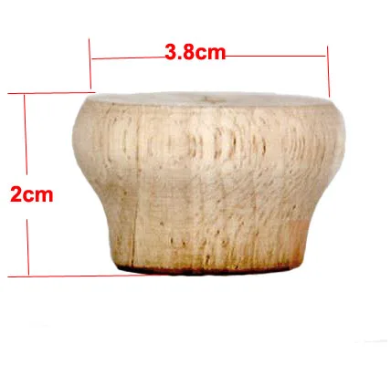 

8Pieces/Lot Height:20MM Rubber Solid Wood Cabinet Table Foot Mat Ball Furniture Legs