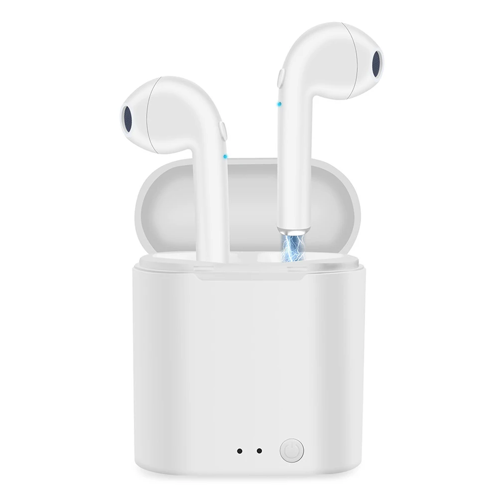 Беспроводные наушники i7s TWS Bluetooth-наушники стереонаушники с басами спортивные