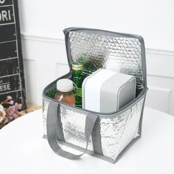 

2020 Newest Large Insulated Lunch Bag Cooler Picnic Travel Food Box Women Men Aluminium Foil Camping Tote Carry Bag Wholesale