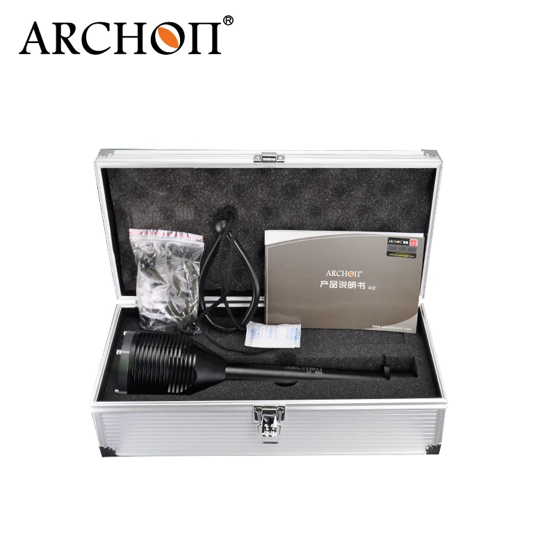 ARCHON D33 W39 6500K фонарь для дайвинга 3* XM-L2 U2 max 3000 люмен светодиодный подводный фонарик подводный водонепроницаемый 100 м фонарь для дайвинга подводная фотография Освещение Лампа
