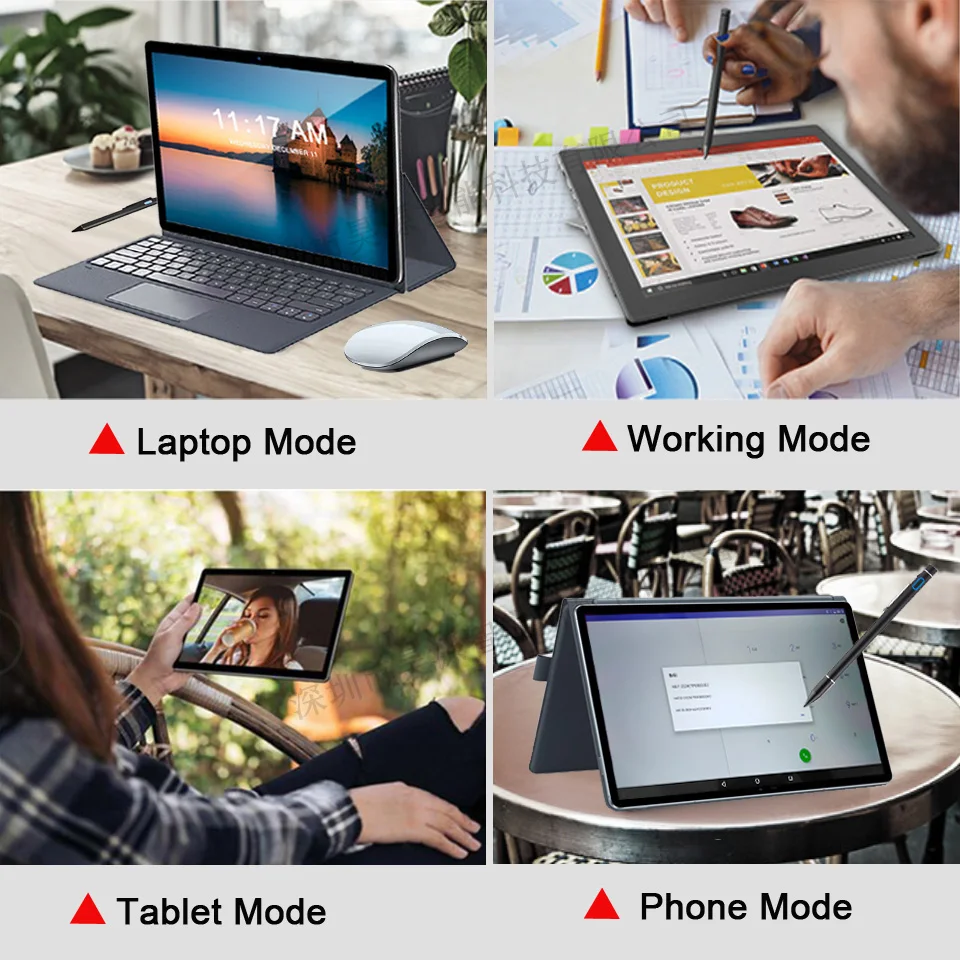  11.6 inch Tablet 2 in 1 Laptop Tablet with keyboard Ultrabook Type-C MT6797 X20 10 Cores Android 8.