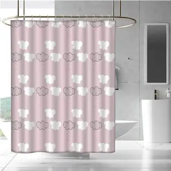 

3D Printed Shower Curtain Hotel Quality, Machine Washable