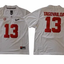 Мужские футболки Alabama 13 Tua Tagovailoa 13