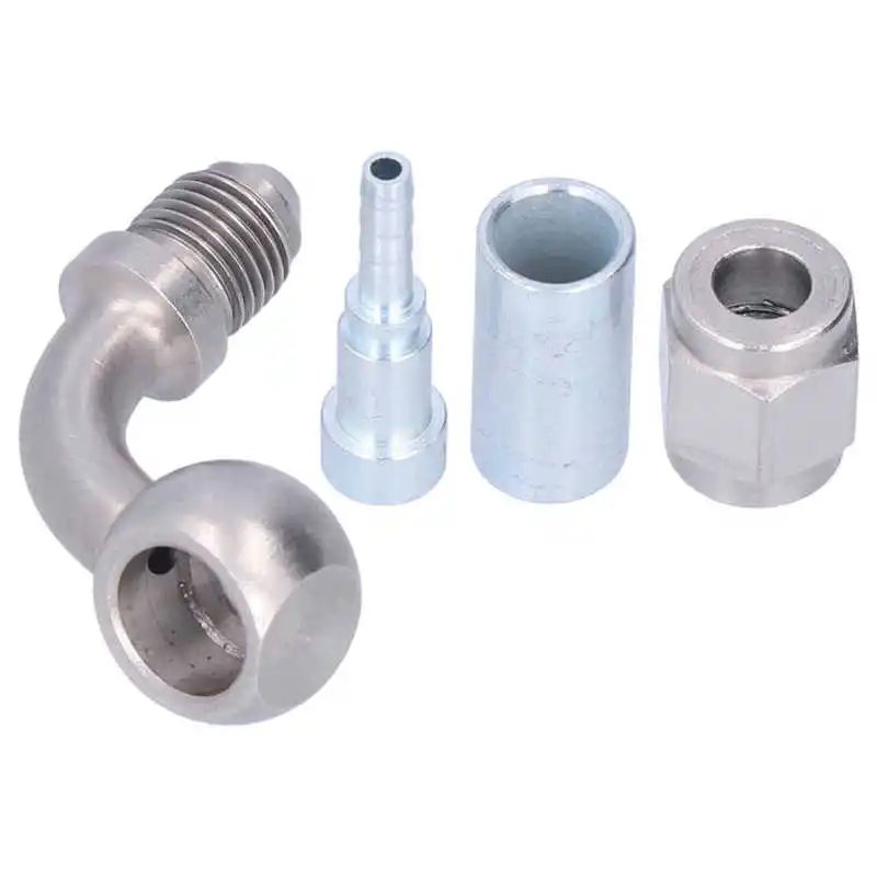 Motorcycle Oil Hose Banjo Fitting Stainless Steel Brake Line Banjo Fitting For Modification